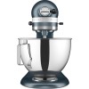 Настольный миксер KitchenAid, планетарное смешивание, 10 скоростей, объем чаши 4.3 л, откидной блок, цвет стальной синий
