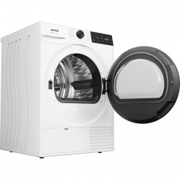Сушильная машина Gorenje/ Сушильная машина Gorenje, отдельностоящая, ВхШхГ 850х600х625 мм, загрузка 9 кг, 15 программ, конденсационная сушка с тепловым насосом, поворотное/сенсорное управление, цифровой дисплей, Wi-Fi, датчик влажности белья, функция Twin