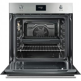 Встраиваемый духовой шкаф SMEG SF6301TVX, 60 см, нержавеющая сталь, многофункциональный.