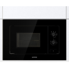 Встраиваемая микроволновая печь GORENJE с механическим управлением, черная, объем 20 л, размеры 59,5×38,8×34,4 см