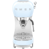 Ручная кофемашина Smeg в стиле 50-х - пастельный голубой, 15 бар, регулируемая температура, 1.1 л