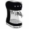 Ручная кофемашина Smeg, стиль 50-х, регулируемая температура кофе, давление 15 бар, емкость контейнера для воды 1.1 л, цвет черный
