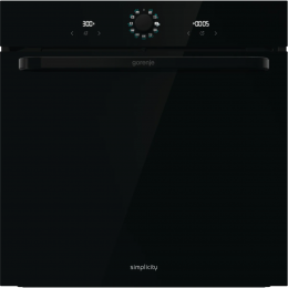 Встраиваемый духовой шкаф Gorenje BOS6737SYB, 77 л, 10 режимов, паровая очистка, черный