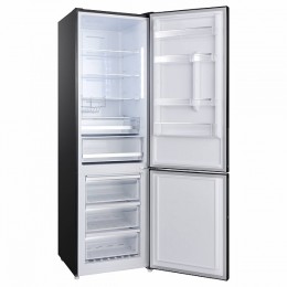 Холодильник KORTING knfc 62370 n, 2000x595x635 мм, 351 л, No Frost, сенсорное управление, LED, А+, 41 дБ