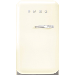 Холодильник SMEG FAB5LCR6, 34 л, однокамерный, кремовый, 725x404x500 мм, стандартный компрессор, стиль 50-х.