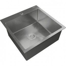 GRANFEST METAL 5050 inox 1 чаша 450x400x205 врезной монтаж
