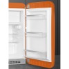 Холодильник SMEG 50-х годов, однокамерный, оранжевый, 122 л, с морозильной камерой, стандартный компрессор, класс D