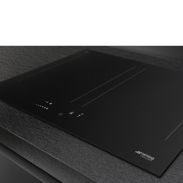 Варочная поверхность SMEG SIM3644N, индукционная, 60 см, 2 мультизоны, 4 зоны нагрева, слайдерное управление.