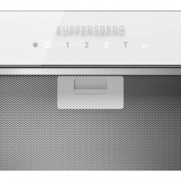 Встраиваемая вытяжка Kuppersberg BIM 600 White, 52 см, 650 м³/ч, сенсорное управление, уровень шума 46 дБ