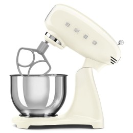 Планетарный миксер SMEG SMF05CREU, 1000 Вт, 4.8 л, 10 скоростей, кремовый