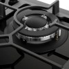 Варочная поверхность Kuppersberg 60 см с газ-контролем и WOK конфоркой - черный High-Tech дизайн