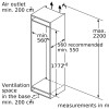 Однокамерный встраиваемый морозильный шкаф 235л, 55.8x54.5x177.5 см, белый - идеальное решение для вашего дома
