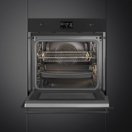 Духовой шкаф SMEG SO6302M2N, 11 функций, СВЧ, пар, черный, 68 л