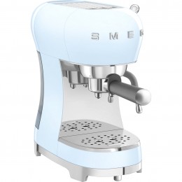 Ручная кофемашина Smeg ecf02pbeu, 15 бар, 1.1 л, пастельный голубой