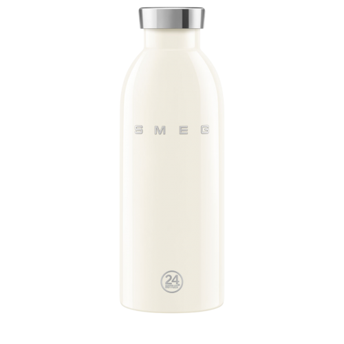 Термобутылка SMEG, стиль 50-х г.г., объем 500 мл, двойные стенки, поддержание тепла до 12 часов, поддержание холода до 24 часов, цвет кремовый