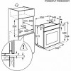 Встраиваемая электрическая духовка ELECTROLUX с конвекцией, пароваркой и пиролитической очисткой - 72 л, 10 режимов, телескопические направляющие