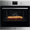 Встраиваемая электрическая духовка ELECTROLUX с кольцевым нагревательным элементом SurroundCook и таймером отключения - нержавеющая сталь Anti Finger Print