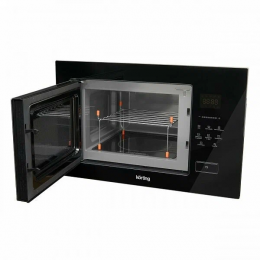 Встраиваемая микроволновая печь Korting KMI 827 GN, 26 л, сенсорное управление, гриль 1100 Вт, 8 программ, быстрый старт.