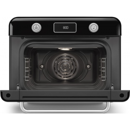 Мини-печь Smeg COF01BLEU, 30л, 10 функций, пар, таймер, стиль 50-х, черная.