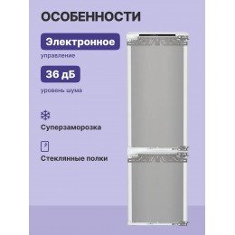 Встраиваемый холодильник Liebherr ICNd 5123-22 001, 178 см, EasyFresh, NoFrost, 3 контейнера