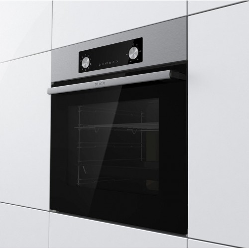 Духовой шкаф Gorenje 73 л с механическим управлением, сенсорным программатором IconLED и функцией очистки паром - энергоэффективность A