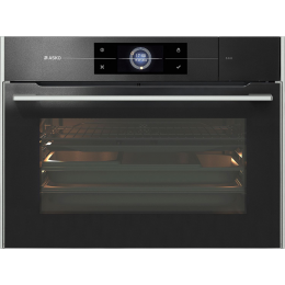 Встраиваемый духовой шкаф ASKO OCS8478G, 51 л, 22 режима, приготовление на пару, антрацит, 45.5x59.5x54.6 см.