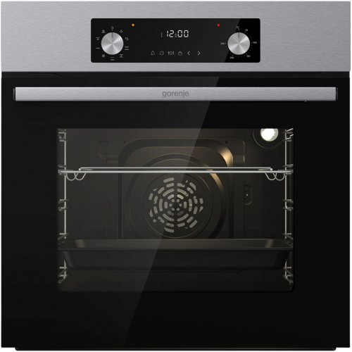 Духовой шкаф Gorenje 73 л с механическим управлением, сенсорным программатором IconLED и функцией очистки паром - энергоэффективность A