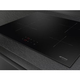 Индукционная варочная панель SMEG SI2641D, 60 см, 4 конфорки, черная