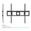 Кронштейн ONKRON для телевизоров 55-100 (макс. 800x600) - наклон 0º, поворот 0º, от стены 35мм, до 75кг, черный