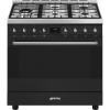 Варочный центр Smeg Classica Sinfonia 90х60 см - газовая варочная поверхность, электрическая духовка, 5 конфорок, 115 л, галогеновая подсветка, электромеханический контроль температуры