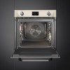 Встраиваемый духовой шкаф SMEG Victoria 60 см – Многофункциональный с пароувлажнением и пиролизом, кремовый, 12 функций