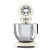Планетарный миксер SMEG 1000 Вт, 4.8 л, 10 скоростей, кремовый - стиль 50-х годов