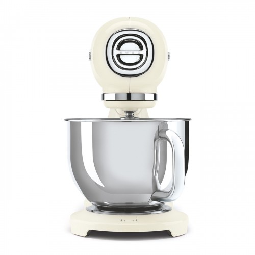 Планетарный миксер SMEG 1000 Вт, 4.8 л, 10 скоростей, кремовый - стиль 50-х годов