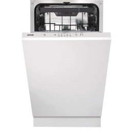 Посудомоечная машина Gorenje GV520D17S, 10 комплектов, 45 см, AquaStop, кнопочное управление