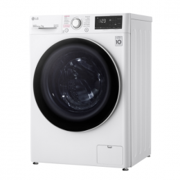 Стиральная машина LG/ Стиральная машина LG, отдельностоящая, ВхШхГ 850х600х455 мм, загрузка 7 кг, 1200 об/мин, LED дисплей, технология AI DD, дозагрузка белья, пар, инверторный мотор с прямым приводом, отсрочка старта, энергоэффективность А, цвет белый