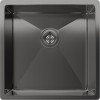 Rivelato Rinox 4444 UN PVD black Мойка нерж.стал 1 чаша 440*440*200 мм, монтаж: универсальный, материал: нержавеющая сталь, цвет: черный