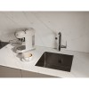 Rivelato Rinox 4444 UN PVD black Мойка нерж.стал 1 чаша 440*440*200 мм, монтаж: универсальный, материал: нержавеющая сталь, цвет: черный
