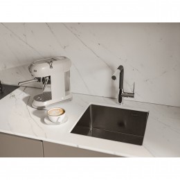 Rivelato Rinox 4444 UN PVD black Мойка нерж.стал 1 чаша 440*440*200 мм, монтаж: универсальный, материал: нержавеющая сталь, цвет: черный