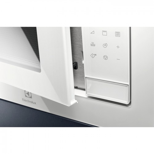 Встраиваемая микроволновая печь ELECTROLUX с грилем, 25 л, 390 мм, белая