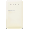 Холодильник SMEG однодверный, 105 л, LED подсветка, морозильная камера, кремовый цвет, уровень шума 35 дБ