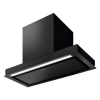 Встраиваемая вытяжка ELICA 72 см с LED освещением, электронным управлением и мощностью 1300 м³/ч - черная, 3 скорости, интенсивный режим, низкий уровень шума 51-67 дБ