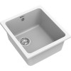 RIVELATO Мойка BERKANA 35 1-чаш 415*455, монтаж: универсальный, материал: кварц, цвет иней
