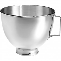 Настольный миксер KitchenAid, планетарное смешивание, 10 скоростей, объем чаши 4.3 л, откидной блок, цвет стальной синий