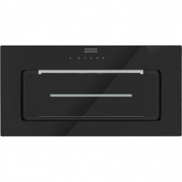 Вытяжка FRANKE LUCE 60 BK 305.0738.597, 1000 м³/ч, периметральное всасывание, сенсорное управление, пульт ДУ, таймер, LED, черный.