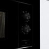 Встраиваемая микроволновая печь GORENJE с механическим управлением, черная, объем 20 л, размеры 59,5×38,8×34,4 см