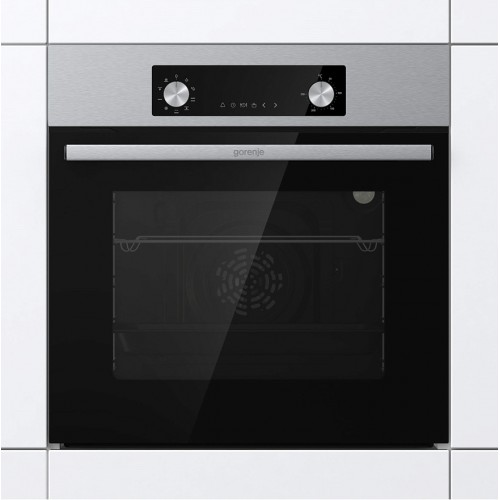 Духовой шкаф Gorenje 73 л с механическим управлением, сенсорным программатором IconLED и функцией очистки паром - энергоэффективность A
