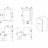Холодильник SMEG 34 л, однокамерный, стиль 50-х, кремовый, ВхШхГ 725х404х500 мм - Энергоэффективность С