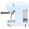 Ручная кофемашина Smeg в стиле 50-х - пастельный голубой, 15 бар, регулируемая температура, 1.1 л