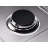 Встраиваемая газовая варочная поверхность ELECTROLUX из нержавеющей стали, 7800 Вт, автоматический электроподжиг, газ-контроль, чугунные решетки, размеры 59.5x51 см