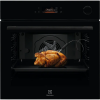 Электрический духовой шкаф Electrolux SteamCrisp 700 - 72 л, 19 режимов, приготовление на пару, ручная очистка, 3 стекла, телескопические направляющие, термощуп